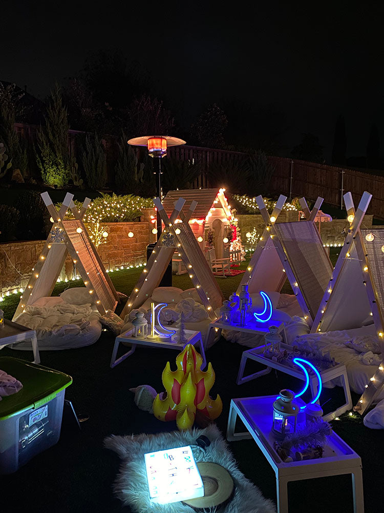 Bringing the best celebration style around with campsite parties, bell tents, glamping, balloon decor, event planning and more. Let us help you celebrate & design the party of your dreams!