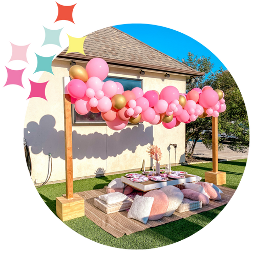 Bringing the best celebration style around with campsite parties, bell tents, glamping, balloon decor, event planning and more. Let us help you celebrate & design the party of your dreams!