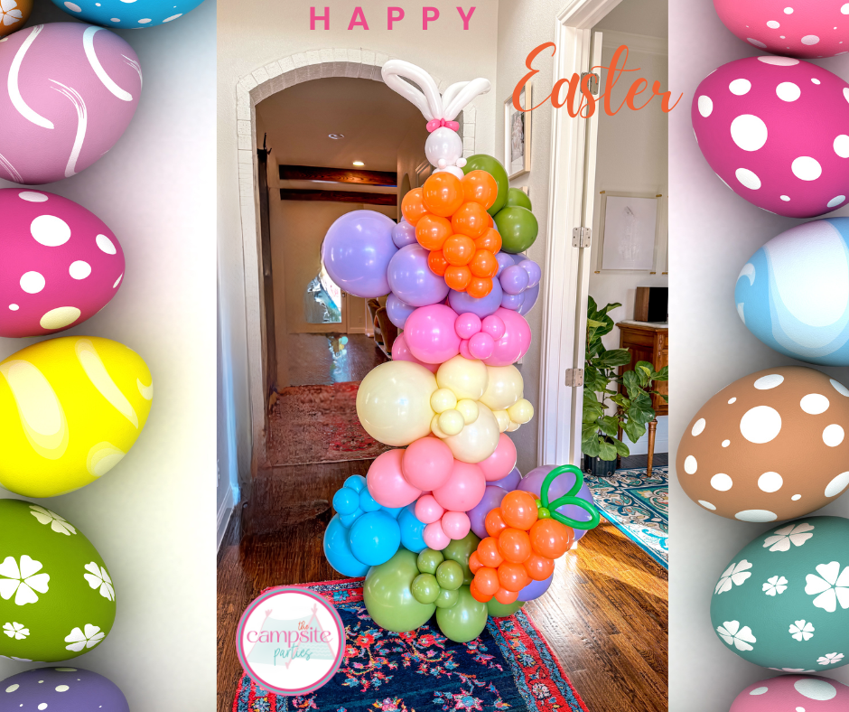 Hop into Easter with the cutest balloon tower around!